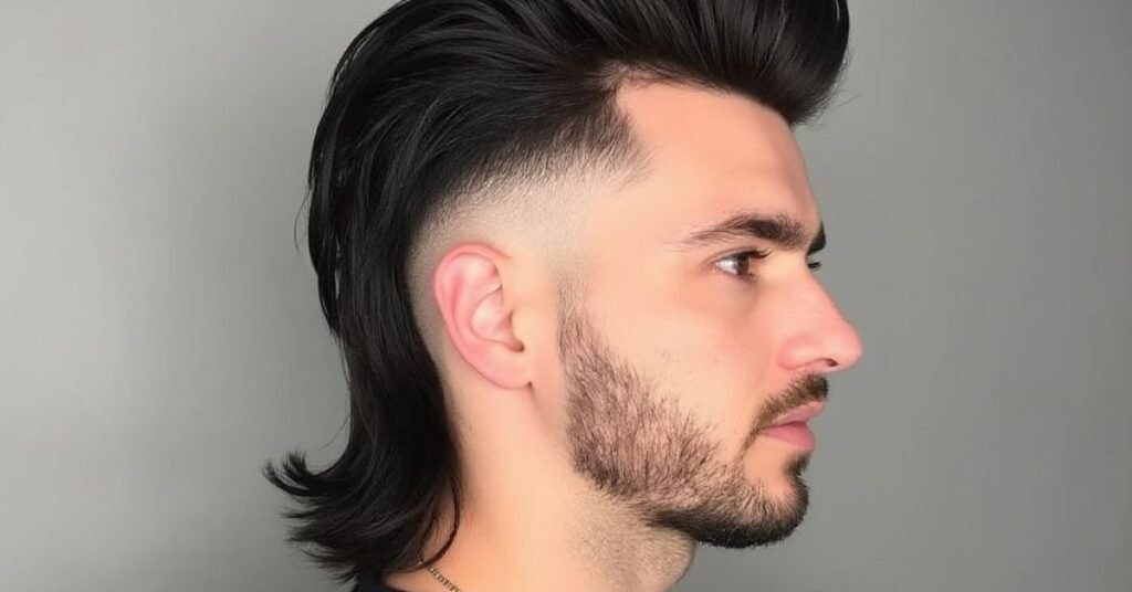 Taper Fade Mullet Haircut